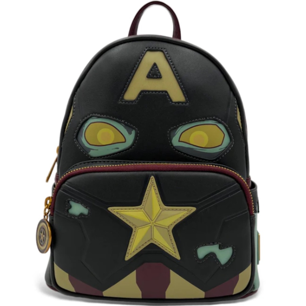 NWT Zombie Captain America Mini Backpack